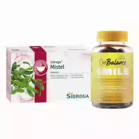 Aquilea Onbalance Smile Gummies Sidroga Mistel Tee