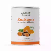 Fermentiertes Bio Kurkuma Pulver mit Postbiotischen Effekten