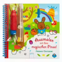 Ausmalen Mit Dem Magischen Pinsel Frohe Ostern!
