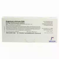 Weleda Argentum Nitricum D 20 Ampullen 8x1 Ml Ampullen