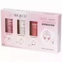 Arigletz Trio Tonmasken Weiß, Rot & Rosa Tonerde