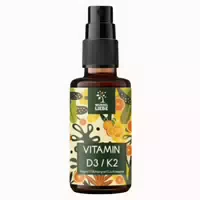 Vitamin D3 K2 1000i E Vit D & 20µg Vit K2 30 Ml Orange 30 Ml