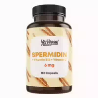 6mg Spermidin Vitamin C B12 180 Kapseln für 6 Monate Spermidin Kapseln Hochdosiert 2 X 180 st