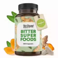 Bitterstoffe Kapseln 180 Bitterkräuter Kapseln aus 11 Kräuter Löwenzahn, Schafgabe, Ingwer, Kurkuma