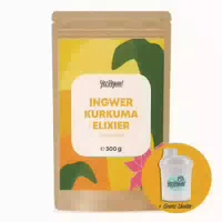 Ingwer Kurkuma Shot Pulver, Goldene Milch Curcumin 300 g 1 X 300 g