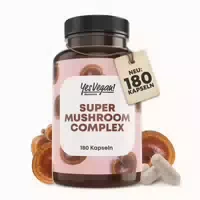 Pilz Komplex mit B2 B5 B6 mit 7 Pilzen Lions Mane, Reishi Pilz, Cordyseps, Chaga, Hericium Erinaceus 2 X 140 st