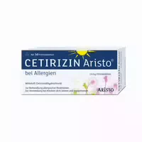 Cetirizin Aristo Bei Allergien 10 Mg 100 St Filmtabletten