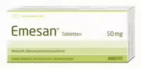 Emesan Gegen Übelkeit Und Erbrechen, Reisekrankheit 50 St Tabletten