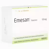 Emesan Gegen Übelkeit Und Erbrechen, Reisekrankheit 50 St Tabletten