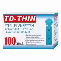 Gluco Test Lanzetten 100 St Lanzetten