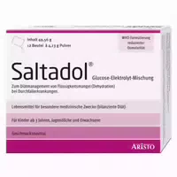 Saltadol Glucose Elektrolyt Mischung 6 st Pulver zur Herstellung einer Lösung zum Einnehmen