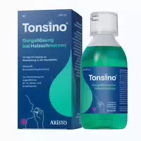 Tonsino Gurgellösung bei Halsschmerzen 120 ml Lösung