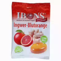 Ibons Ingwer Blutorange O Zucker Tüte Lu 75 g