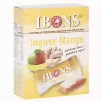 Ibons Ingwer Mango Box Kaubonbons 60 g