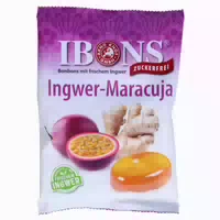 Ibons Ingwer Maracuja O Zucker Tüte Luts 75 G