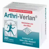 Arthri Verlan Grünlippmuschel Konzentrat