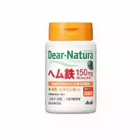 Asahi Dear Natura Heme Iron 150mg 30 Days Supply 30 Tablets