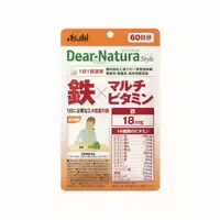 Asahi Dear Natura Style Iron X Multi V 20 Day Supply 20 Tablets