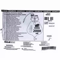Asid Bonz Urosid Urinbeutel 2000 ml Geschl System Latexfrei 90 cm