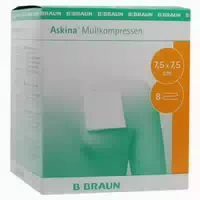 Askina Mullkompressen 7,5 X 7,5 cm Steril 5 X 2 Kompressen