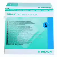 Askina Soft Wundverband 5x7,5 Cm Steril 50 St Verband
