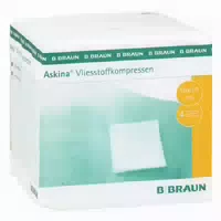 Askina Vliesstoffkompr 10x10 Cm Unsteril 4fach