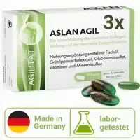 Aslan Agil – Omega 3, Grünlippmuschel & Vitamin C für Gelenke