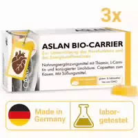 Aslan Bio Carrier – l Carnitin & Cla Kau Capsetten mit Vitamin B1