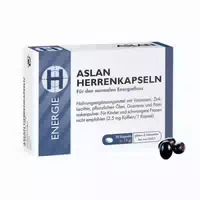 Aslan Herrenkapseln – Männer Komplex mit Zink für Normalen Testosteronspiegel & Kürbiskernöl