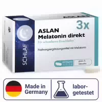 Aslan Melatonin Direkt – 0,5 mg Melatonin, Verkürzt die Einschlafzeit