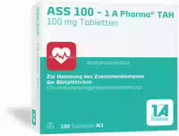 Ass 100 1 A Pharma Tah 100 st Tabletten