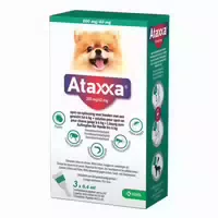 Ataxxa 200 mg 40 mg Lösung zum Auftropfen für Hunde Bis 4 kg