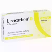 Lecicarbon E Co2 Laxans Für Erwachsene 10 St Erwachsenen Suppositorien