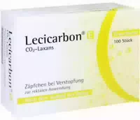 Lecicarbon E Co2 Laxans für Erwachsene 100 st Erwachsenen Suppositorien