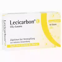 Lecicarbon E Co2 Laxans Erwachsenensuppositorien 10 st
