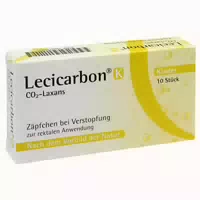 Lecicarbon K Co2 Laxans Kindersuppositor 10 St