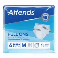 Attends Pull Ons 6 Medium, 80 110 Cm Hüftumfang 4x18 St