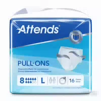 Attends Pull Ons 8 Large 16 St