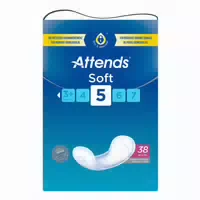 Attends Soft 5 Einlagen 38er Pack 38 st
