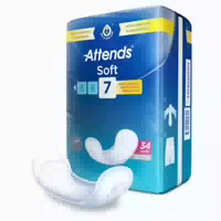 Attends Soft 7 Einlagen, 34er Pack 4x34 St
