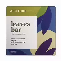 Attitude Leaves Bar Conditioner Detox Seasalt Natürliche Haarspül