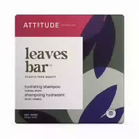 Attitude Leaves Bar Hydrating Shampoo Herbal Musk Plastikfreies S