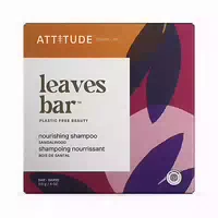 Attitude Leaves Bar Nourishing Shampoo Sandalwood Plastikfreies S