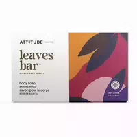Attitude Leaves Bar Sandalwood Seifenstück