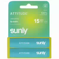 Attitude Sunly Lippenbalsam Lsf15 Duo Parfümfrei