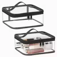 Aucuu Transparente Kosmetiktaschen, 4er Set Pvc Reise Kultur 1 st