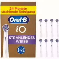 Aufsteckbürsten Oral B Io Strahlendes Weiss 8 Stück Weiß