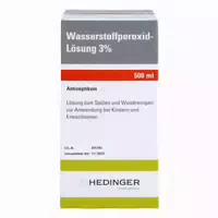 Wasserstoffperoxid Lösung 3% Standardzulassung 500 ml Lösung