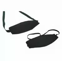 Augenbinde Oval M Gummiband Schwarz 1 St