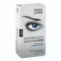 Augenbrauen und Wimpernfarbe 1 Set Schwarz Swiss O Par